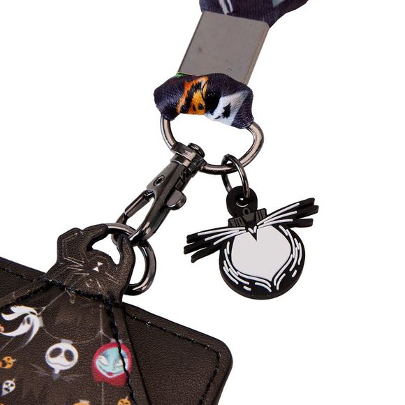 Nightmare Before Christmas Tree String Lights Lanyard With Card Holder - Picture 2 of 2